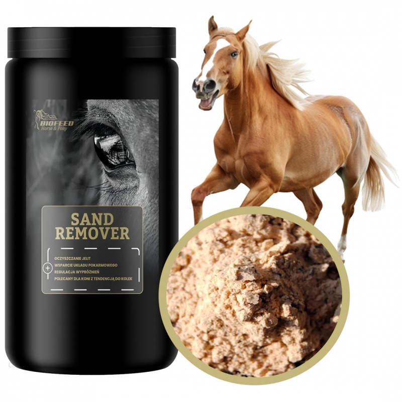 Biofeed Horse&Pony Sand Remover - odpiaszczacz dla koni 800g