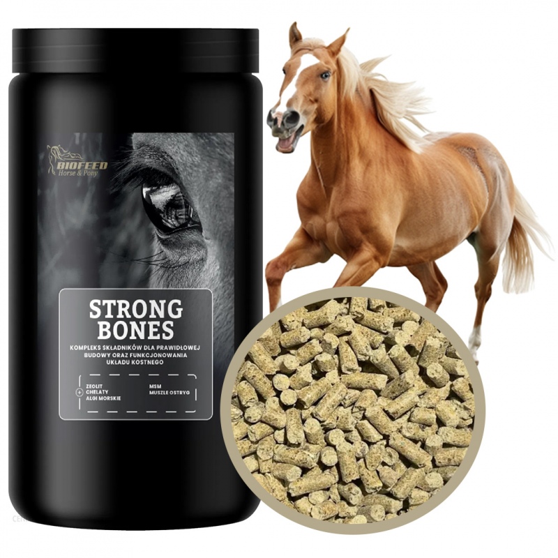 Biofeed Horse&Pony Strong Bones - witaminy dla koni na mocne kości 900g