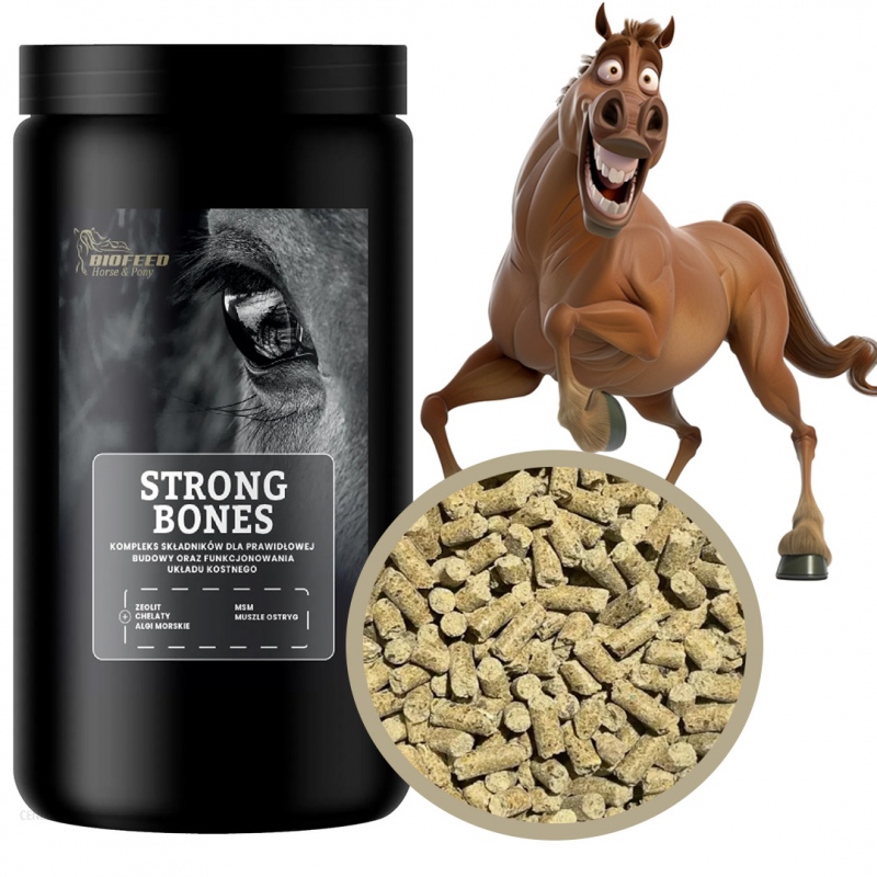 Biofeed Horse&Pony Strong Bones - witaminy dla koni na mocne kości 900g