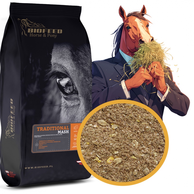 Biofeed Horse&Pony Traditional Mash - mesz tradycyjny dla koni 20kg