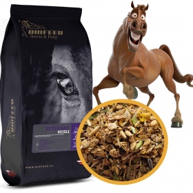 Biofeed Horse&Pony Veterans Musli - pasza dla koni starszych 20kg