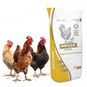 Biofeed Nioska PREMIUM Futter für Hühner 25kg