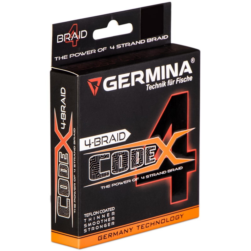 Germina 4-Braid line in gray color