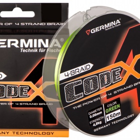 GERMINA CODE 4 BRAID 0,06мм Зелёная Плетенка