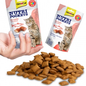 GimCat Nutri Pockets Lachs - Katzensnack