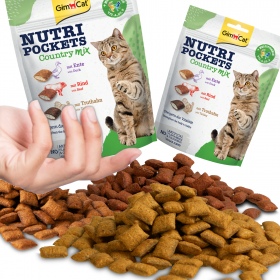 GimCat Nutri Pockets Country MIX - kocie przysmaki multiwitamina 150g