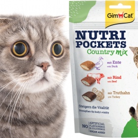 GimCat Nutri Pockets 150g - mix smaków