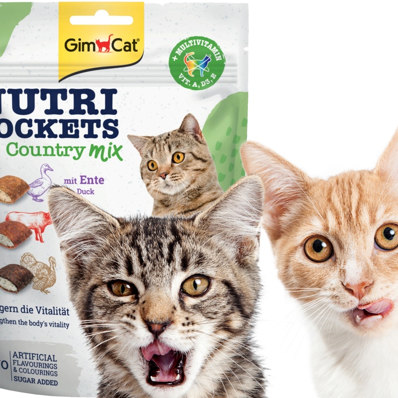 GimCat Nutri Pockets - ласощі для котів