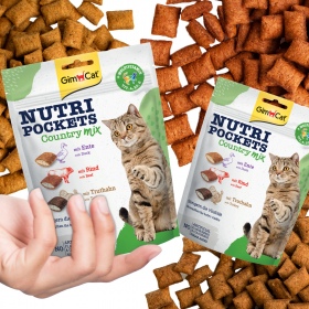 GimCat Nutri Pockets 150g - mix smaków