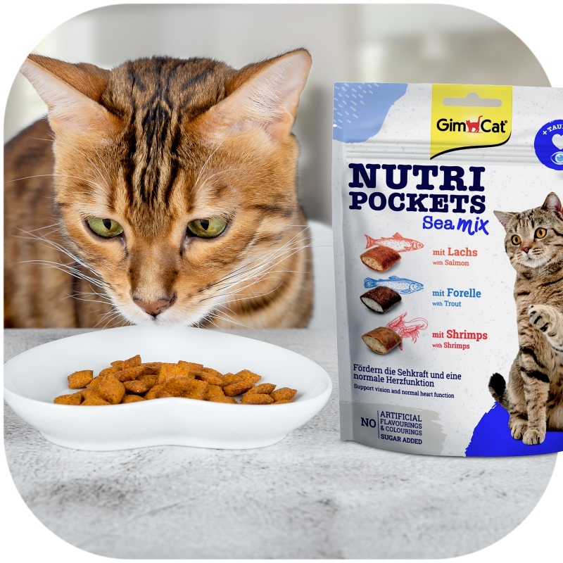 GimCat Nutri Pockets Sea MIX 150g