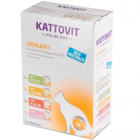 Kattovit Urinary Multipack 12x85g - karma dla kotów chorych na dolne drogi moczowe