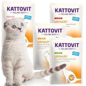 Kattovit Urinary Multipack 12x85g - karma dla kotów chorych na dolne drogi moczowe