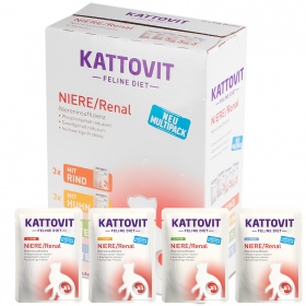 Kattovit Renal 12x85g - karma wspierająca zdrowie nerek kotów.