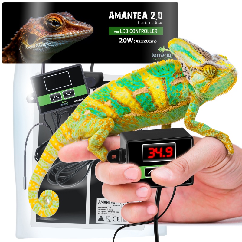 Terrario Amantea 2.0 20W - Lämpömatto termostaatilla