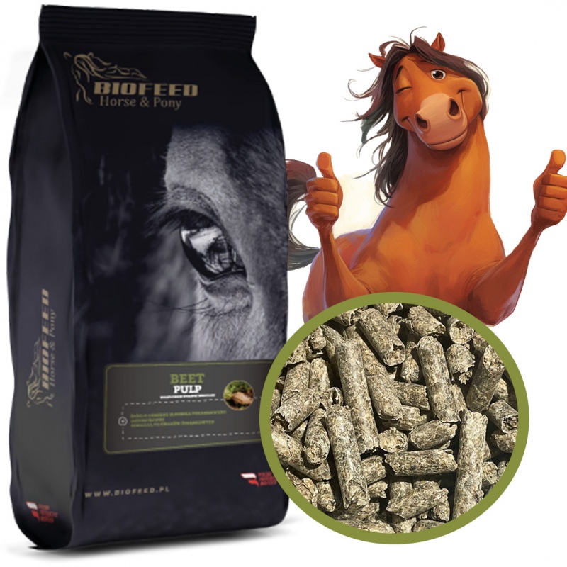 Biofeed Horse&Pony Beef Pulp - wysłodki buraczane niemelasowane dla koni 25kg