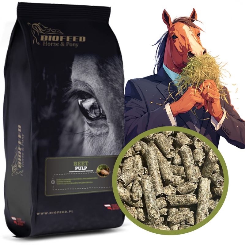 Biofeed Horse&Pony Beef Pulp - wysłodki buraczane niemelasowane dla koni 25kg