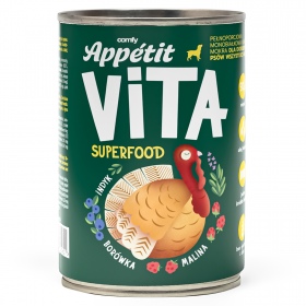 Comfy Appetit Vita Turkey Dog Food 400g