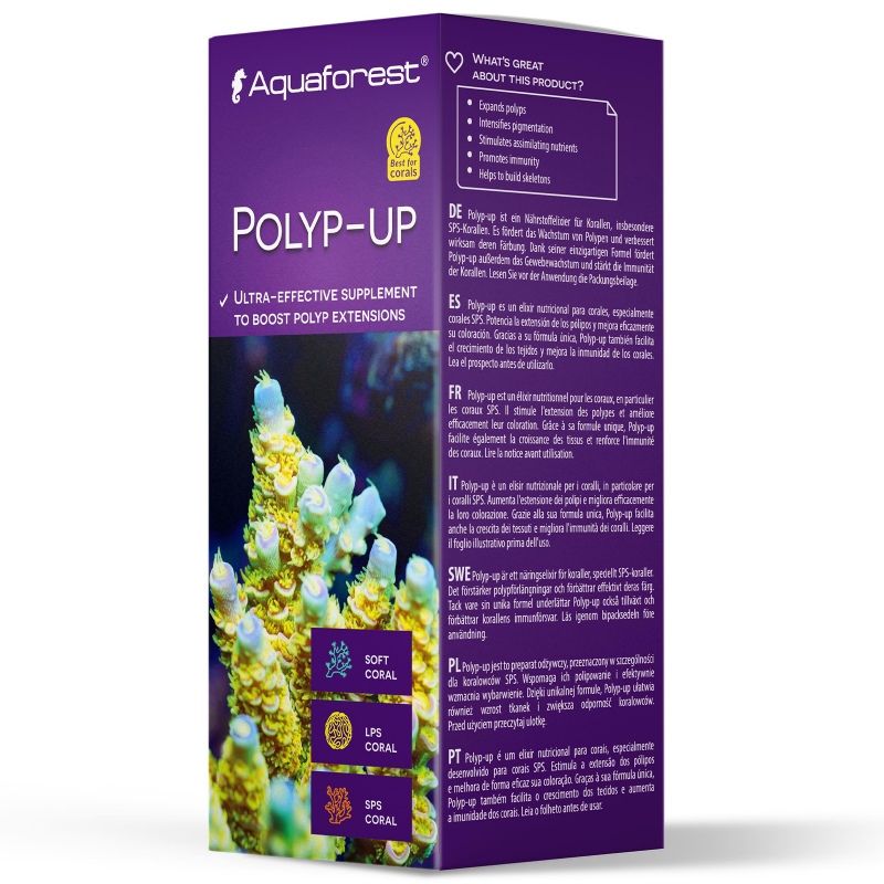 Aquaforest Polyp-Up 50ml - Condicionador para SPS