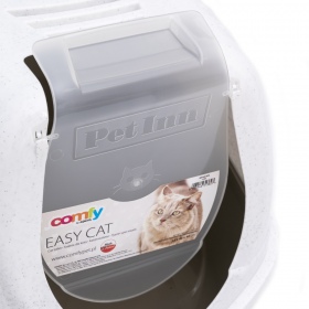 Comfy Easy Cat Latte Litter Box with Flap