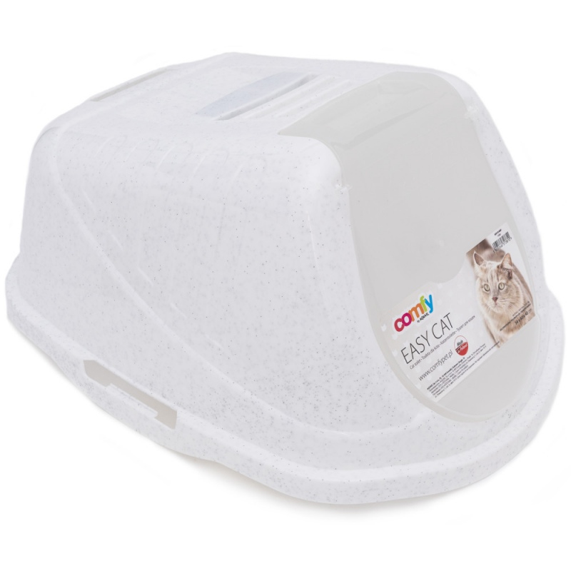 Comfy Easy Cat Latte Litter Box with Flap