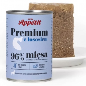 Comfy Appetit Premium z łososiem - 400g mokra karma