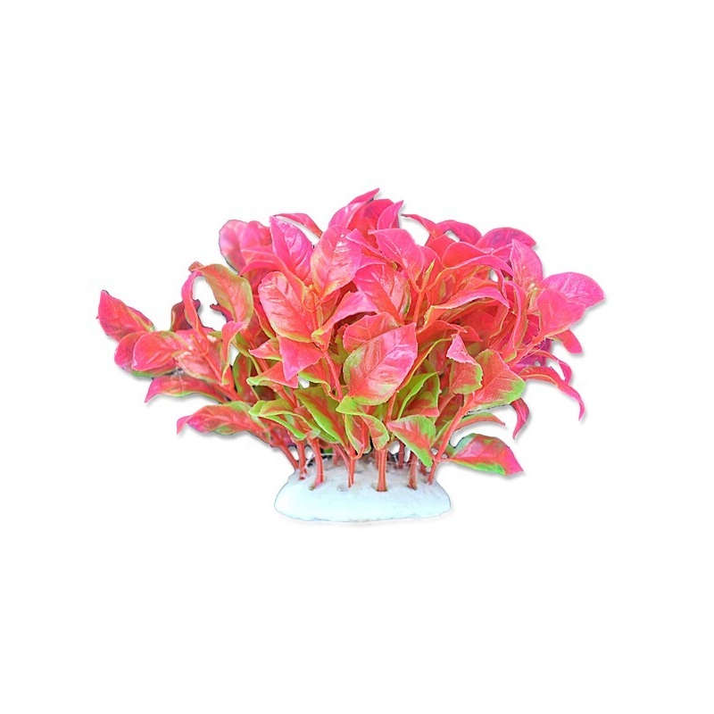 Happet Red Artificial Aquarium Plant - 10cm