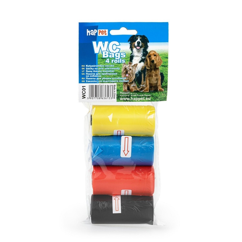 Sacos para Dejetos de Cães - 80 Unidades