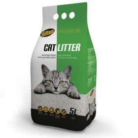 Litière pour chat Hilton blanche Aloe 5L