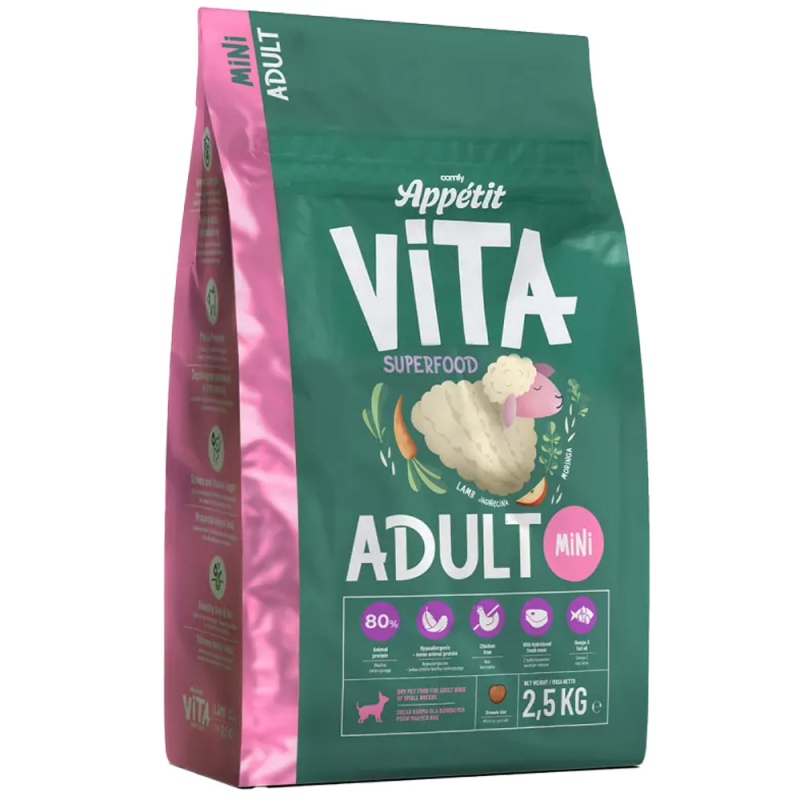 Comfy Appetit Vita Mini Lamm 2,5 kg Hundefutter