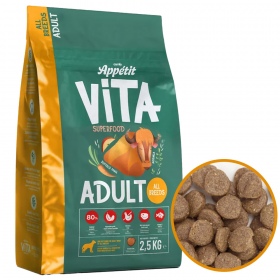 Comfy Appetit Vita Buffalo Futter für Hunde 2,5 kg