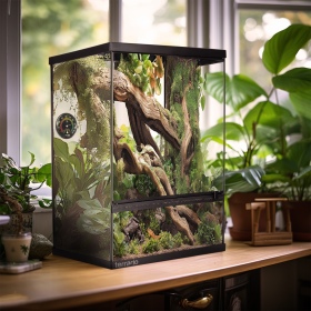 Terrario Oasis Verde 10 - terrarium 30x30x45 z zestawem