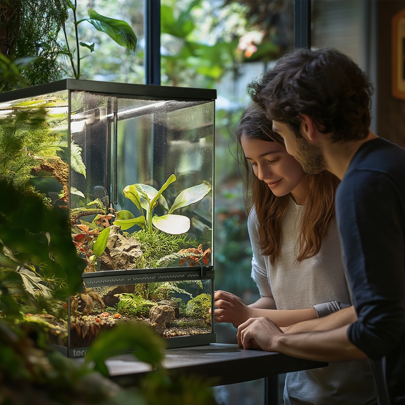 Terrario Oasis Verde se sadou příslušenství