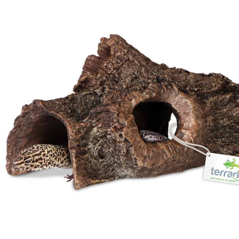 Terrarium Wood Cave M - Looduslik peidukoht