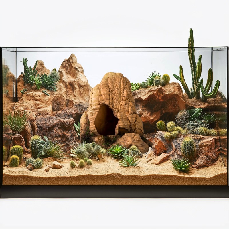 Terrario Mountain Cave - 19x13x14 cm