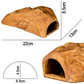 Terrario Rock Shelter M - Kryjówka w rozmiarze 22x13x8,5cm