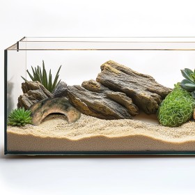 Terrario Gecko Cave M for reptiles