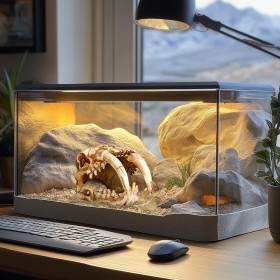 Terrario Sabertooth Skull til terrarium