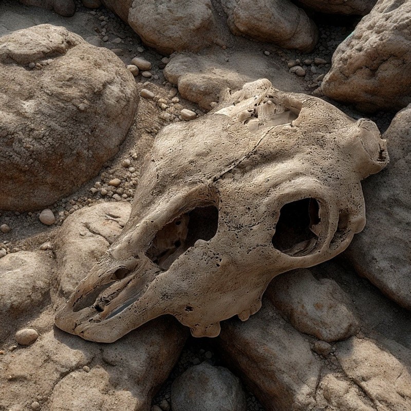 Terrario Buffalo Skull - Crâne de bison