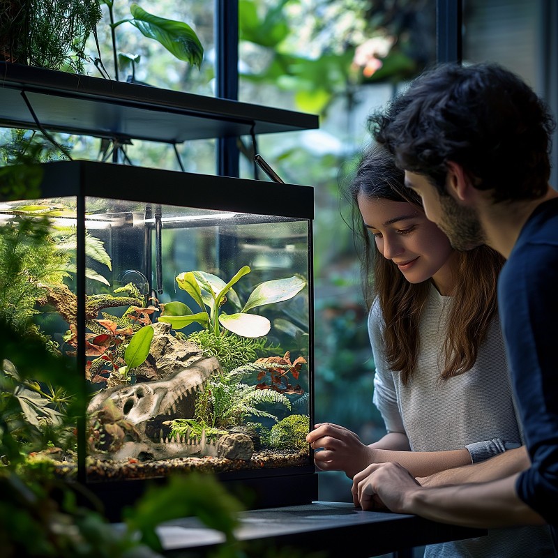 Terrário Crânio de Crocodilo XL