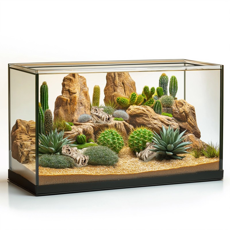 Terrario Crâne d'Hippopotame pour terrarium