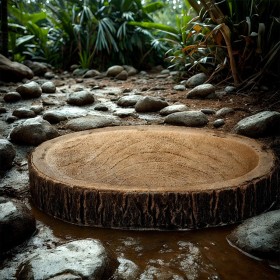 Terrario Tree Ring Bowl S – mała miska do terrarium 9,5x7,5x1 cm