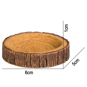 Terrario Tree Ring Bowl XS – miska do terrarium 6x5x1 cm