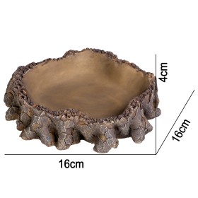 Terrario Root Bowl – miska do terrarium 16x16x4 cm