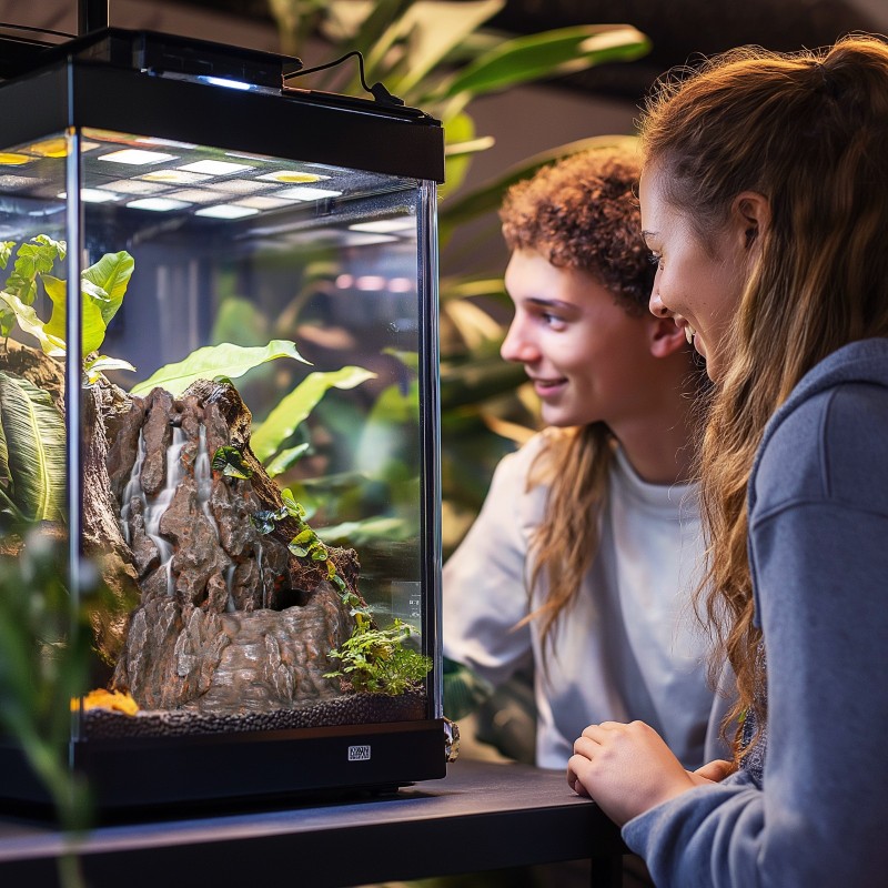 Terrario Volcano Fountain - Fontän för Terrarium