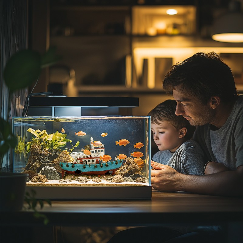 Kruger Meier Naufrage - Bateau pour aquarium