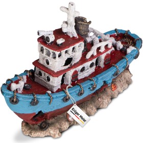 Kruger Meier Ornament Shipwreck – dekoracja do akwarium 28x9x18 cm