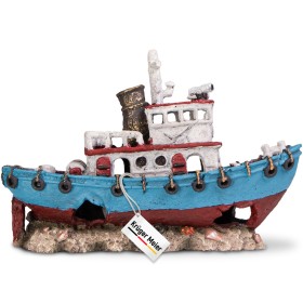 Kruger Meier Ornament Shipwreck – dekoracja do akwarium 28x9x18 cm