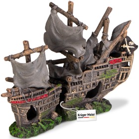 Kruger Meier Pirate Ship – dekoracja do akwarium 25x6x16 cm