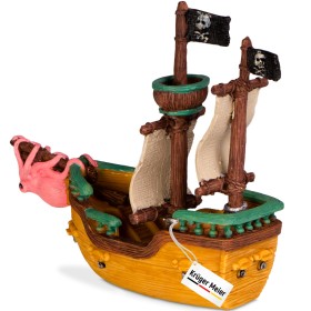 Kruger Meier Pirate Ship S – dekoracja do akwarium 16x6x15 cm