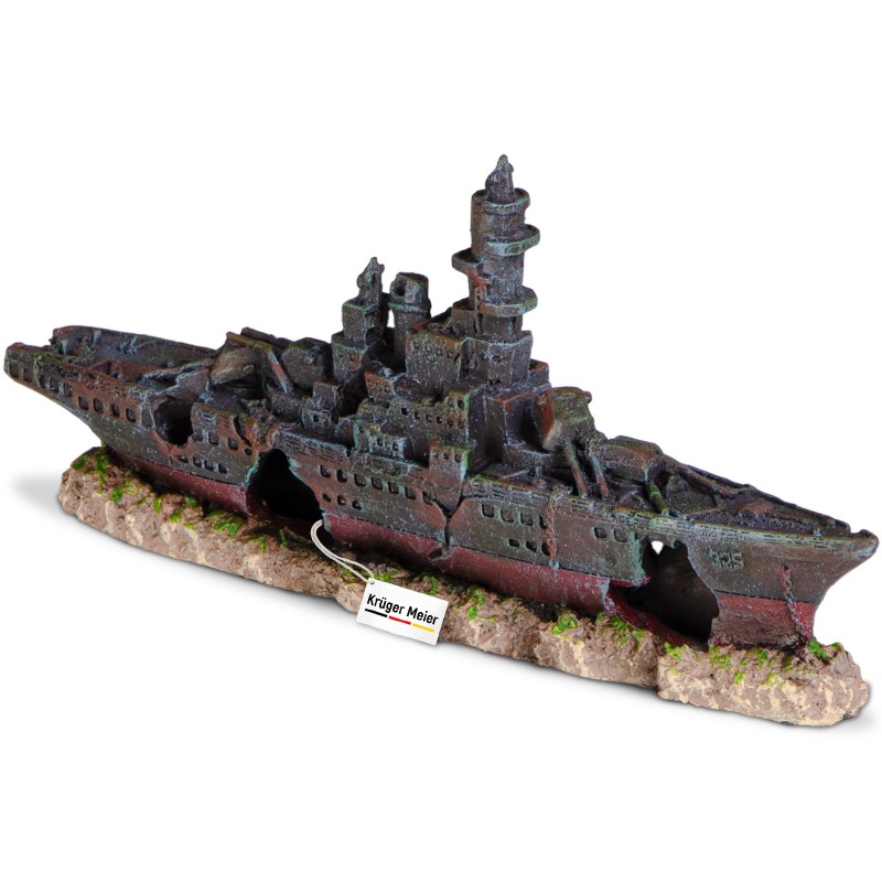 Kruger Meier Battleship - Ornament do akwarium